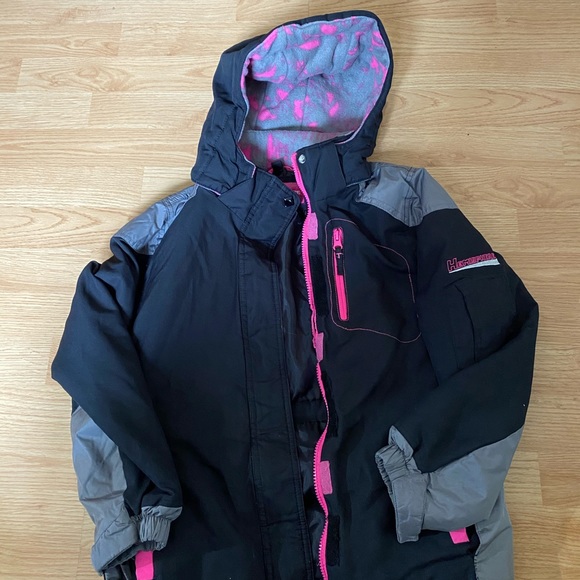 Girls Hemisphere Winter Coat With Hood - Picture 1 of 8
